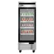 Atosa USA MCF8701GRL - 27" Glass Door Freezer Merchandiser, 19.1 cu ft, Stainless, 1/2 HP, -8° to 0°F 1 image