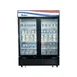 Atosa USA MCF8721ES 54" 2 Section Glass Door Freezer Merchandiser in Black, 43.8 cu. ft. 1 image