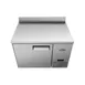 Atosa USA MGF44GR 44" 1-Section Worktop Refrigerator with Backsplash, Door, 9.7 cu. ft. 4 image