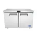 Atosa USA MGF8402GR 48" Two Section Undercounter Refrigerator w/ 2 Doors, 13.38 cu. ft. 1 image