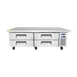 Atosa USA MGF8453GR 72" 4 Drawers Refrigerated Chef Base, Includes (8) 12 x 20 pans, 12 cu. ft. 1 image