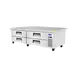 Atosa USA MGF8453GR 72" 4 Drawers Refrigerated Chef Base, Includes (8) 12 x 20 pans, 12 cu. ft. 3 image