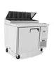 Atosa USA MPF8201GR 44" 1-Section Refrigerated Pizza Prep Table w/ 1 Door, 9 (1/3 size) Pan, 9.7 cu. ft. 4 image