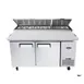 Atosa USA MPF8202GR 67" 2-Section Refrigerated Pizza Prep Table w/ 2 Doors, 18.5 cu. ft. 3 image