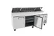 Atosa USA MPF8203GR 93" 3-Section Refrigerated Pizza Prep Table w/ 3 Doors, 28.4 cu. ft. 8 image