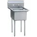 Atosa USA MRSA-1-N One Compartment Sink, 24"W X 24"D X 44-1/2"H 1 image