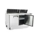 Atosa USA MSF8304GR 72" Three Section Sandwich / Salad Prep Table w/ 3 Doors, 18 Pans 4 image