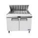 Atosa USA MSF8306GR 48" Two Section Mega Top Sandwich/Salad Prep Table w/ 2 Doors, 18 Pans 4 image
