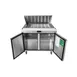 Atosa USA MSF8306GR 48" Two Section Mega Top Sandwich/Salad Prep Table w/ 2 Doors, 18 Pans 5 image