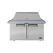 Atosa USA MSF8306GR 48" Two Section Mega Top Sandwich/Salad Prep Table w/ 2 Doors, 18 Pans 1 image