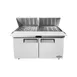 Atosa USA MSF8307GR 60" Two Section Mega Top Sandwich/Salad Prep Table w/ 2 Doors, 24 Pans 2 image
