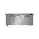 Atosa USA MSF8308GR-NTCV 72" 3-Section Mega Top Sandwich Prep Table, 30 Pans, Stainless Steel 1 image