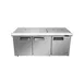 Atosa USA MSF8308GR-NTCV 72" 3-Section Mega Top Sandwich Prep Table, 30 Pans, Stainless Steel 2 image
