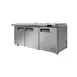 Atosa USA MSF8308GR-NTCV 72" 3-Section Mega Top Sandwich Prep Table, 30 Pans, Stainless Steel 4 image