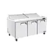 Atosa USA MSF8308GR 72" Three Section Mega Top Sandwich/Salad Prep Table w/ 3 Doors, 30 Pans 2 image