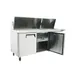Atosa USA MSF8308GR 72" Three Section Mega Top Sandwich/Salad Prep Table w/ 3 Doors, 30 Pans 4 image