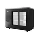 Atosa USA SBB48SGGRAUS2 48" Two Section Back Bar Cooler with Glass Door, 11.5 cu. ft. 3 image