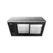 Atosa USA SBB69SGGRAUS2 68" Two Section Back Bar Cooler with Glass Door, 18.6 cu. ft. 5 image