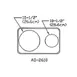 Atlas Metal AD-2610 Adapter Plate 1 image