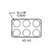 Atlas Metal AD-65 Adapter Plate 1 image