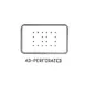 Atlas Metal AD-PERFORATED Adapter Plate 1 image