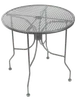 American Tables & Seating ALM36-GRY Outdoor Table 1 image
