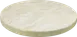 ATS ATR36-WH Round Resin Table Top, 36" Dia., High Gloss Off-White Marble Finish 1 image