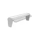Atlas Metal BCFT-3 Canopy with Flip-Top Sneeze Guard, Single Service 1 image
