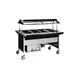 Atlas Metal CABT-5 77" Cold Food Serving Counter, Refrigerated, (5) Pan 1 image