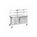 Atlas Metal CATR-5 77" Utility Solid Top Serving Counter with Refrigeration Base 1 image