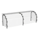 Atlas Metal CSG-6A Custom Sneeze Guard, 90-1/8"W, Single-Sided, Full-Service 1 image