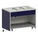 Atlas Metal INFH-5 77" Mobile Hot Food Unit, (5) Open Wells 1 image