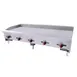 BakeMax BACG60-5 60" Countertop Gas Griddle with Manual Control, 3/4" Steel Plate, 150.000 BTU 1 image