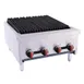 BakeMax BACGG24-4 24" Countertop Gas Radiant Charbroiler w/ (2) Burners, 60.000 BTU 1 image