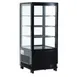 BakeMax BMRCD01 16" Full Service/Self Service Countertop Refrigerated Display Case with Hinged Glass Door, 3 Shelves - 180 w 1 image