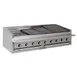 Bakers Pride L-72RS-C 72" Low Profile Countertop Gas Radiant/Lava Rock Charbroiler, 195.000 BTU 1 image