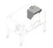 Bakers Pride PB-24 Il Forno Classico Exhaust Hood, Eyebrow Style, Mount on Single Oven 1 image