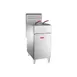 BakeMax BAKEG50 15" Full Pot Floor Model Gas Fryer w/ 50-lb Capacity, Twin Baskets, Millivolt 1 image