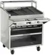 Bakers Pride F-48RS-C 48" Floor Model Gas Radiant/Lava Rock Charbroiler w/ Cabinet Base, 150.000 BTU 1 image