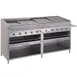 Bakers Pride F-72RS-C 72" Floor Model Gas Radiant/Lava Rock Charbroiler w/ Cabinet Base, 240.000 BTU 1 image