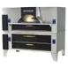 Bakers Pride FC-616/Y-600 78" Double Deck Gas Pizza Oven 1 image