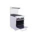 BakeMax BAS24O 24" Gas Restaurant Range w/ (4) Open Burners, (1) Standard Oven, 150.000 BTU 2 image