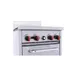 BakeMax BAS24O 24" Gas Restaurant Range w/ (4) Open Burners, (1) Standard Oven, 150.000 BTU 3 image