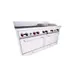 BakeMax BAS36-24-2 60" Gas Restaurant Range w/ (6) Open Burners, (1) 24" Griddle, (2) Standard Ovens, 282.000 BTU 2 image