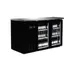 Serv-Ware BB2-24G-HC 49" 2 Section Back Bar Cooler with Glass Door 1 image