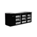 Serv-Ware BB4-24G-HC 73" 3 Section Back Bar Cooler with Glass Door 1 image