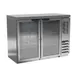 Beverage Air BB48HC-1-G-S-27 48" Two Section Back Bar Cooler with Glass Door, 12.4 cu. ft. 1 image
