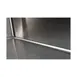 Beverage Air BB48HC-1-GS-B-27 48" 2 Section Black Back Bar Cooler with Glass Door 6 image