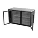 Beverage Air BB58HC-1-G-B 59" 2 Section Stainless Steel Back Bar Cooler with Glass Door 4 image