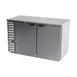 Beverage Air BB58HC-1-S 59" 2 Section Black Back Bar Cooler with Solid Door 2 image